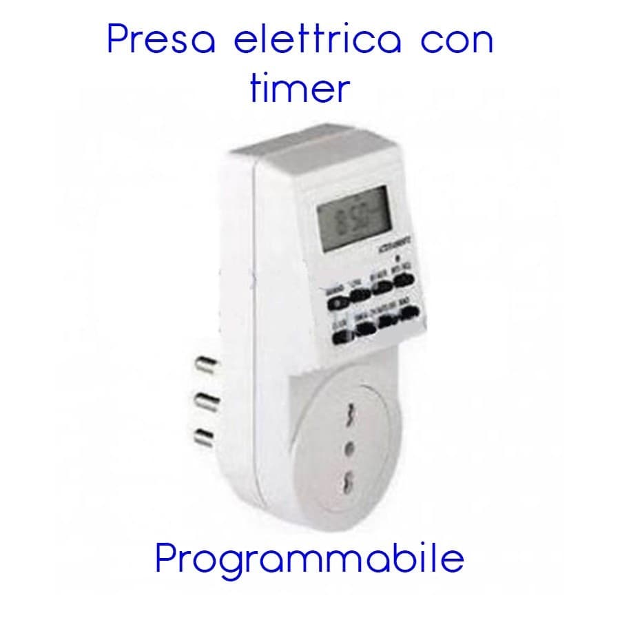 PRESA ELETTRICA 230 V TEMPORIZZATA CON TIMER SETTIMANALE E 24 ORE PROGRAMMABILE Fai da te/Materiale elettrico/Prese elettriche ed accessori/Spine intelligenti e telecomandate Trade Shop italia - Napoli, Commerciovirtuoso.it