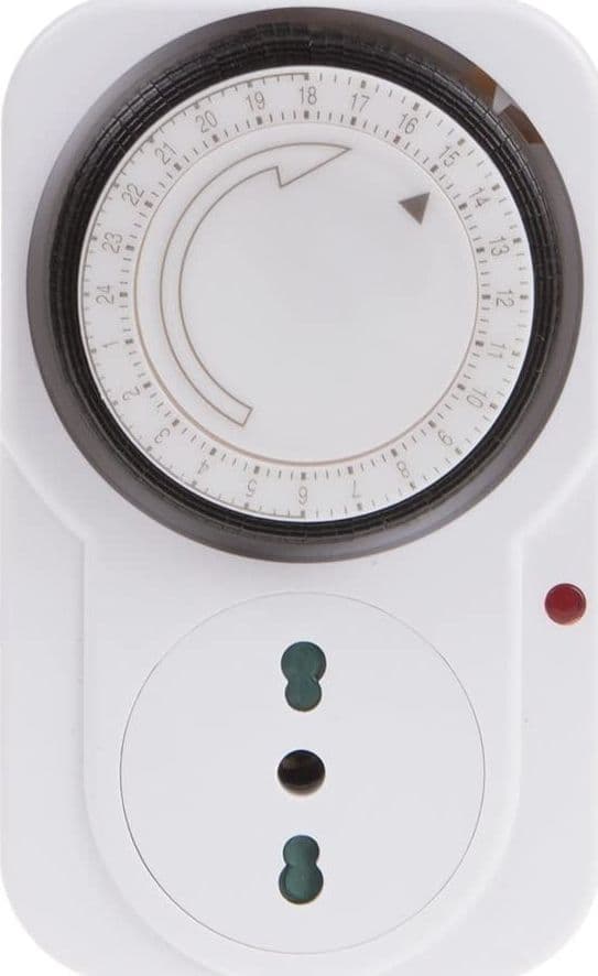 PRESA ELETTRICA TEMPORIZZATORE PROGRAMMABILE TIMER OROLOGIO 220V 16A ANALOGICO