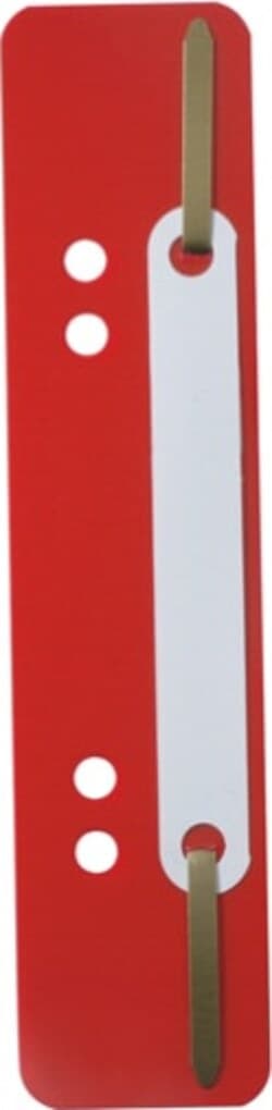 Pressini fermafogli - 38x150 mm - rosso - Durable - conf. 25 pezzi Cancelleria e prodotti per ufficio/Archivio ufficio e accessori per scrivania/Archivio ufficio/Cartelle sospese e accessori/Indici per cartelle sospese Eurocartuccia - Pavullo, Commerciovirtuoso.it