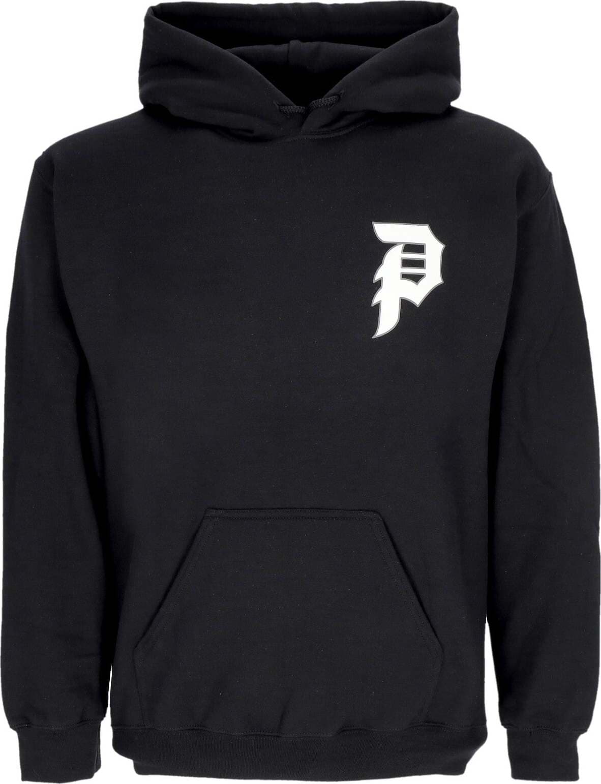 PRIMITIVE-Felpa-Cappuccio-Uomo-Tangle-Hoodie-Black-da-uomo