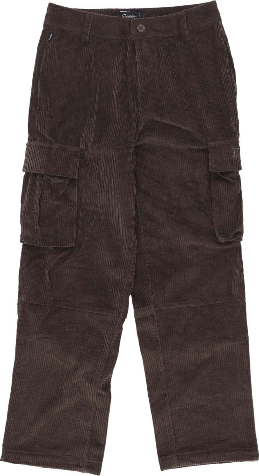 PRIMITIVE-Pantalone-Lungo-Uomo-Genesis-Corduroy-Cargo-Pant-Brown-da-uomo