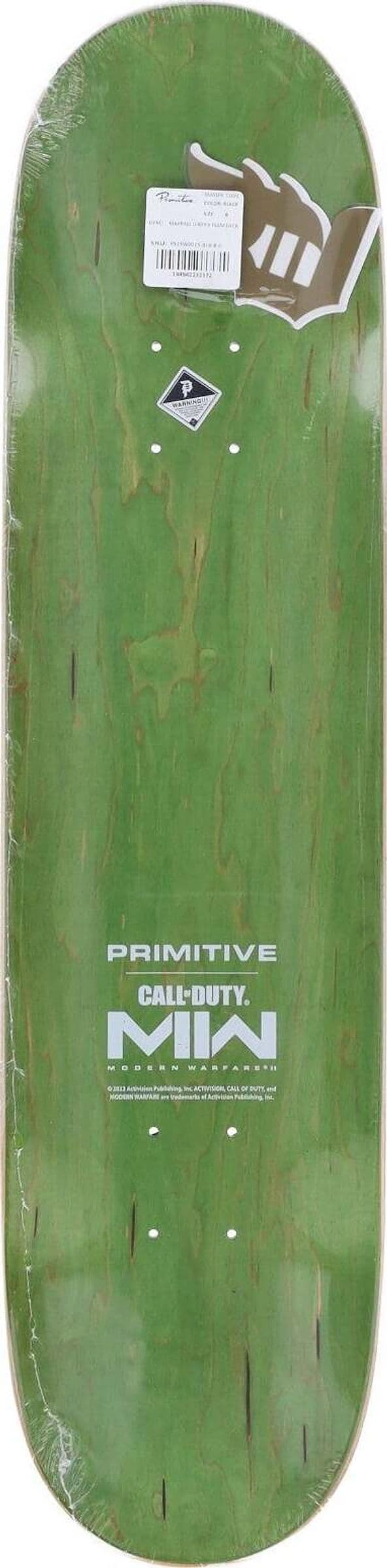 PRIMITIVE-Skateboard-Tavola-Uomo-Mapping-Dirty-P-Team-Deck-X-Call-Of-Duty-Green-da-uomo