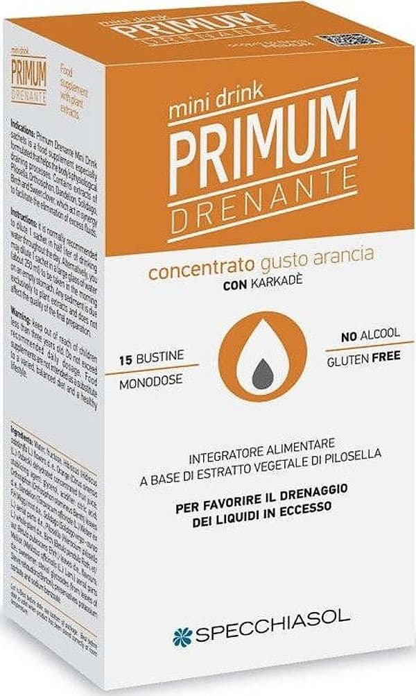 Primum-Drenante-gusto-Arancia-–-Minidrink-integratore-alimentare-15-bustine-Specchiasol