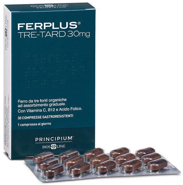 Principium ferplus tre retard 30mg 30 compresse gastroresistenti in Ferro Clubfarma - Melilli, commercioVirtuoso.it