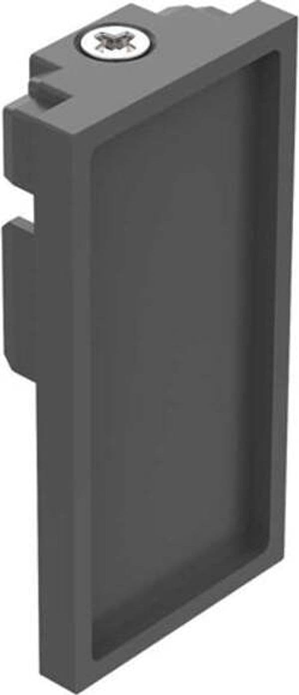 Profilo-Alto-Senza-Foro-Ego-Alluminio-Nero
