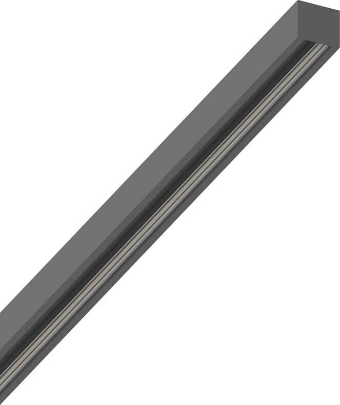 Profilo-Basso-100Cm-Ego-Alluminio-Nero