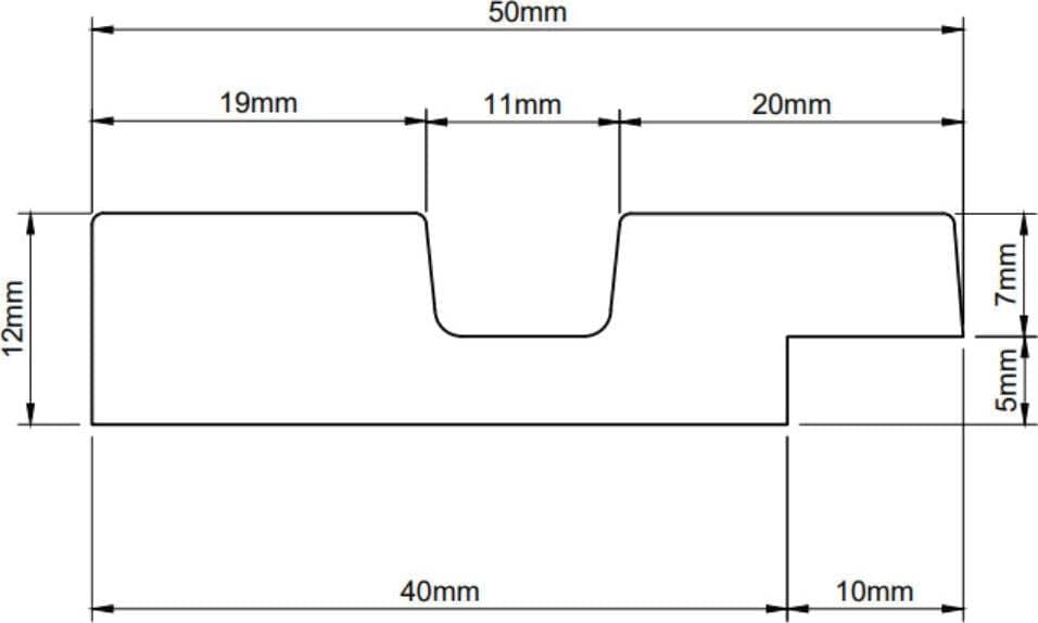 Profilo di chiusura in duropolimero bianco 50x12x2800mm Fai da te/Pitture trattamenti per pareti e utensili/Strumenti per carta da parati e posa carta da parati/Bordi per carta da parati Led Mall Home - Napoli, Commerciovirtuoso.it