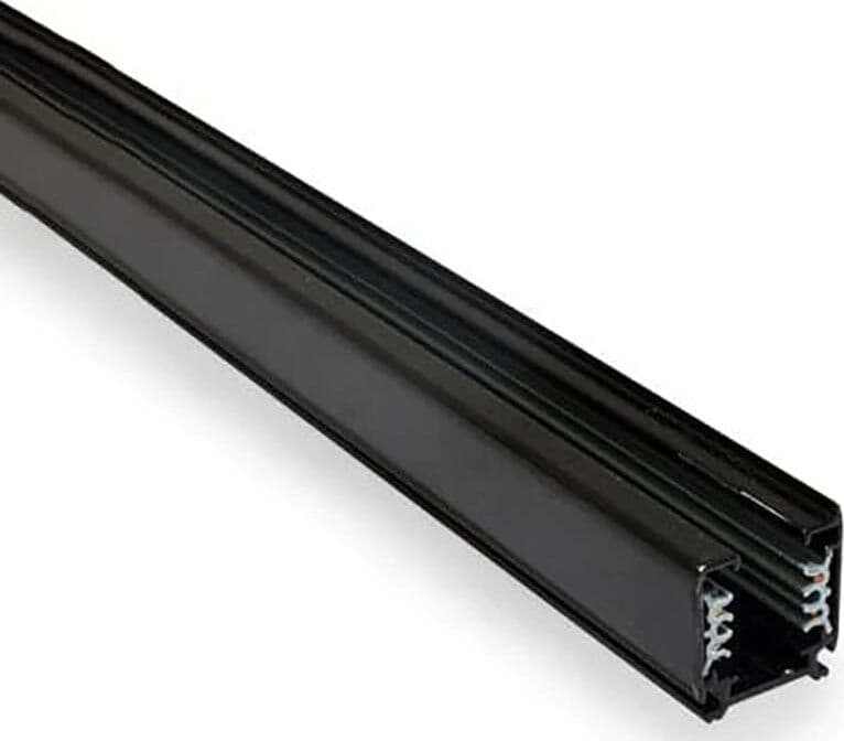 Profilo-In-Alluminio-A-Plafone-Sistema-Binario-Nero
