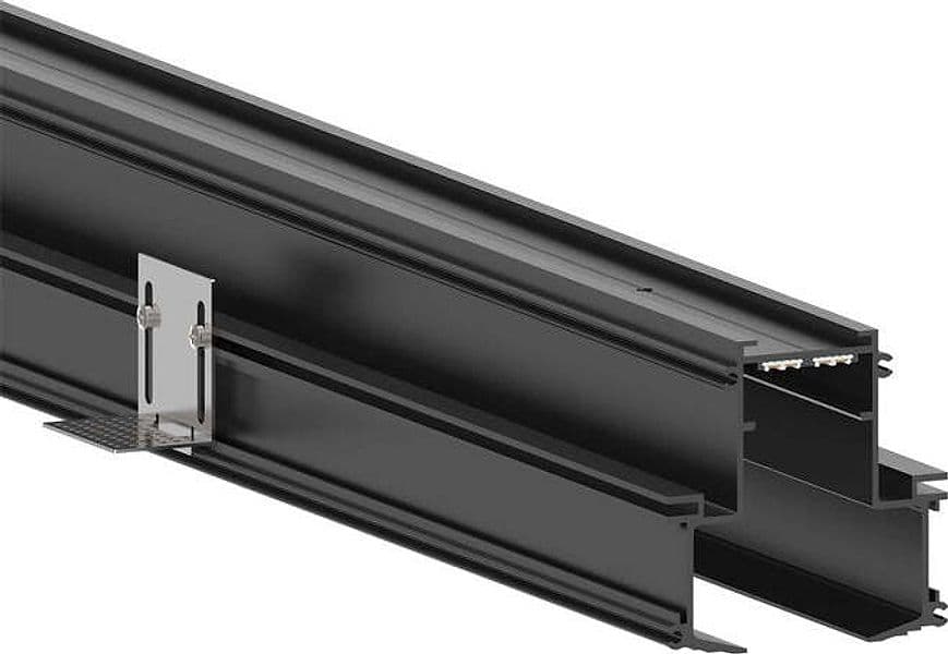 Profilo Per Binario Arca Alluminio Nero
