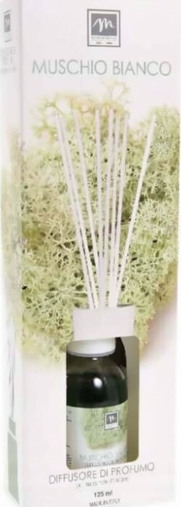 Profuma Ambiente Muschio Bianco 125 Ml Con Bastoncini Made In Italy Mercury Diffusore Bastoncini di Cotone Profumo Profuma Ambiente Tiziana non solo gioielli - Civitanova Marche, Commerciovirtuoso.it