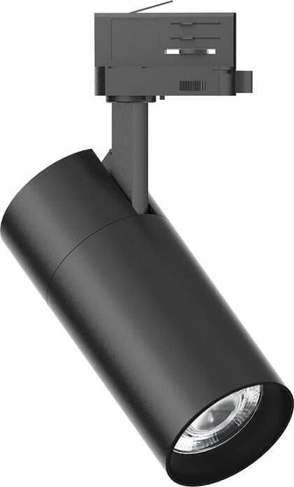 Proiettore-Cilindrico-Quick-Alluminio-Nero-Led-28W-4000K-On-Off-Cri90