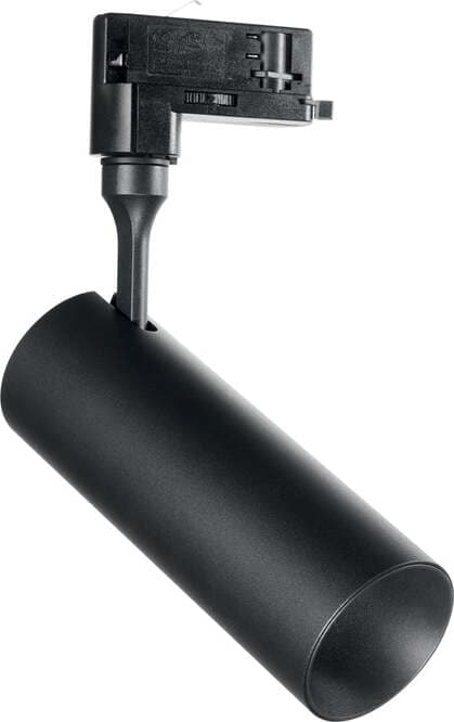 Proiettore-Cilindrico-Smile-Alluminio-Nero-Led-15W-3000K-Luce-Calda-Cri90-36°