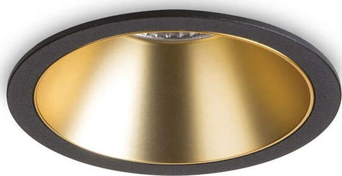 Proiettore-Da-Incasso-Moderno-Game-Alluminio-Nero-E-Oro-Led-11W-3000K-Luce-Calda