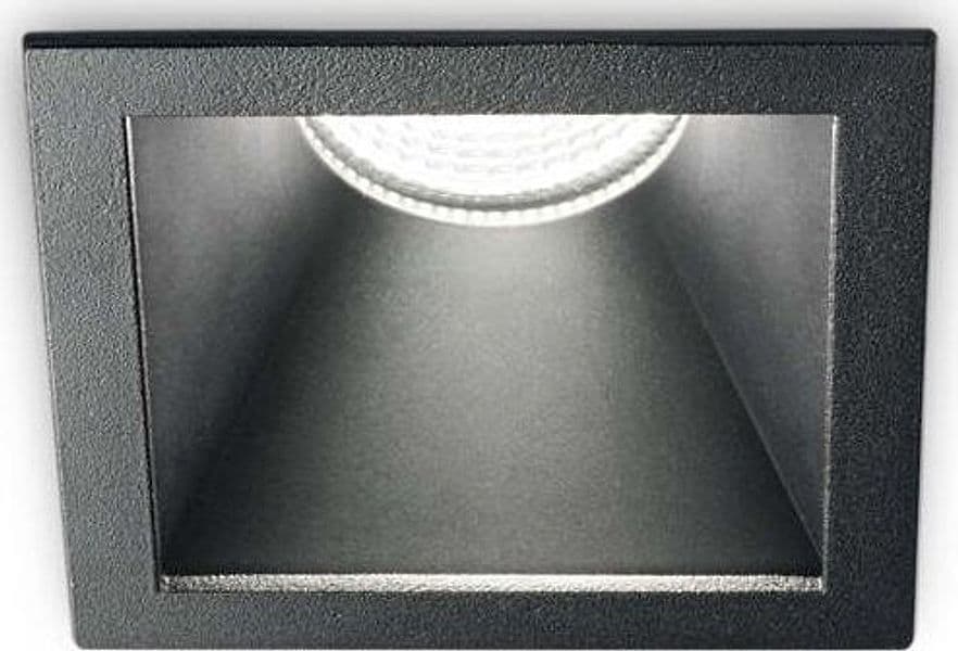 Proiettore-Da-Incasso-Moderno-Game-Square-Alluminio-Nero-Led-11W-3000K