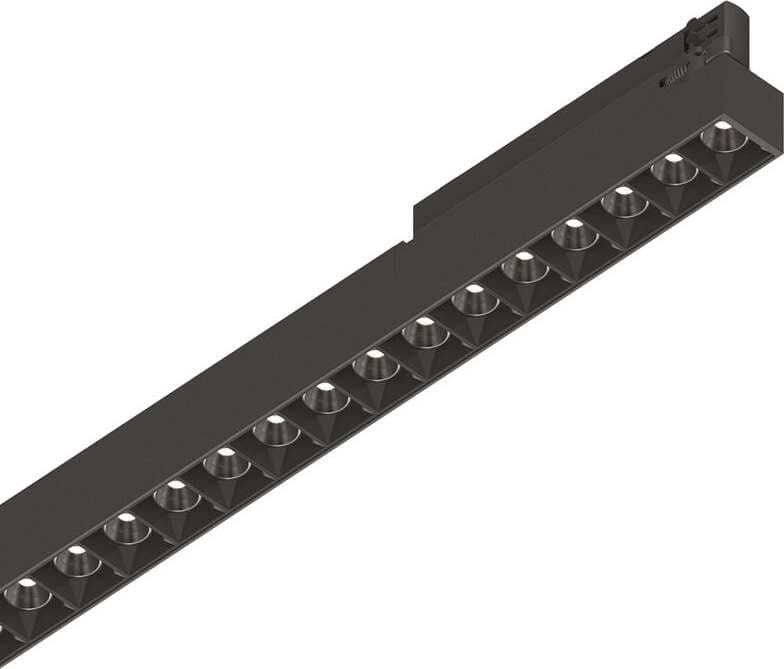 Proiettore-Lineare-Display-Metallo-Nero-Led-A-Vista-14W-3000K-Luce-Calda