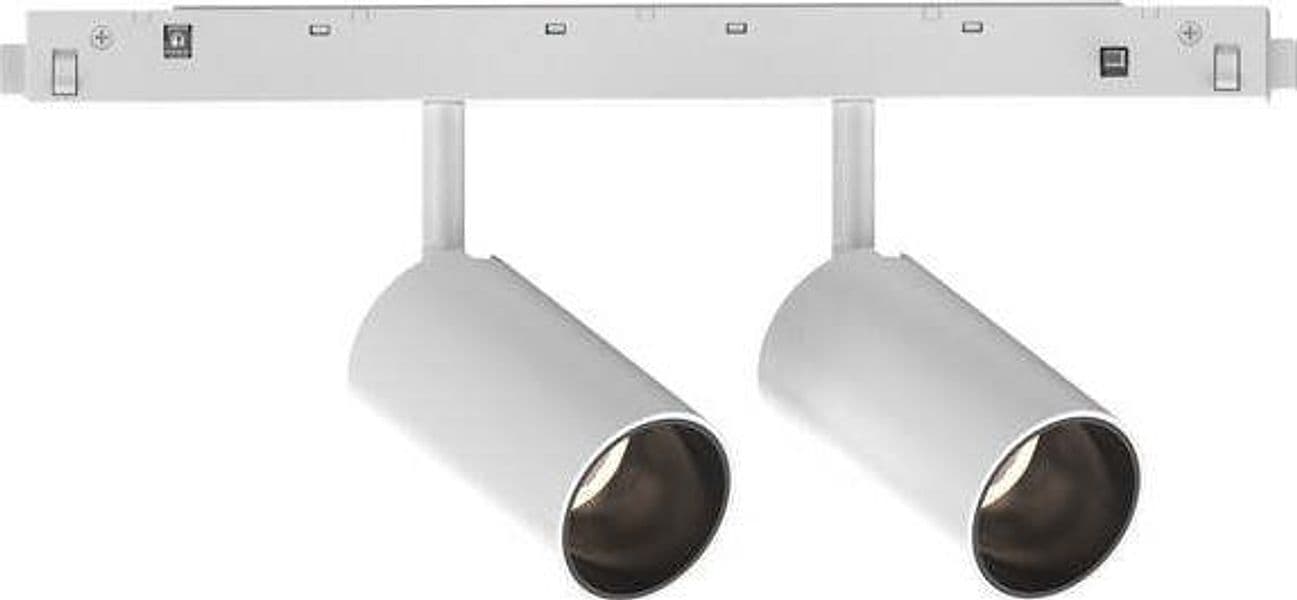 Proiettore-Regolabile-Dali-Ego-Alluminio-Bianco-2-Luci-Led-16W-3000K-Luce-Calda