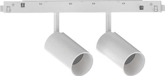 Proiettore-Regolabile-Ego-Alluminio-Bianco-2-Luci-Led-16W-3000K-1-10V