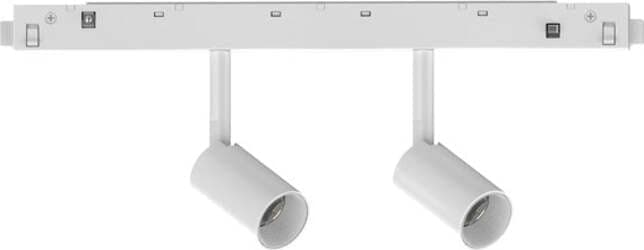 Proiettore-Regolabile-Ego-Alluminio-Bianco-2-Luci-Led-5W-3000K-Luce-Calda-1-10V