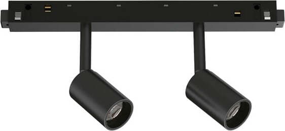 Proiettore-Regolabile-Ego-Alluminio-Nero-2-Luci-Led-5W-3000K-Luce-Calda-1-10V