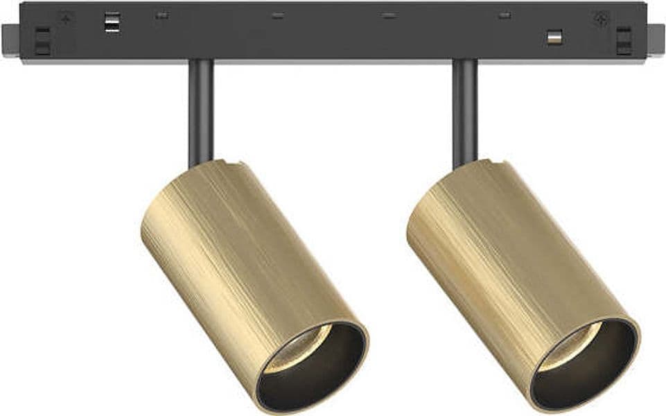 Proiettore-Regolabile-On-Off-Ego-Alluminio-Ottone-2-Luci-Led-16W-3000K