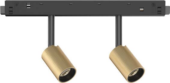Proiettore-Regolabile-On-Off-Ego-Alluminio-Ottone-2-Luci-Led-5W-3000K