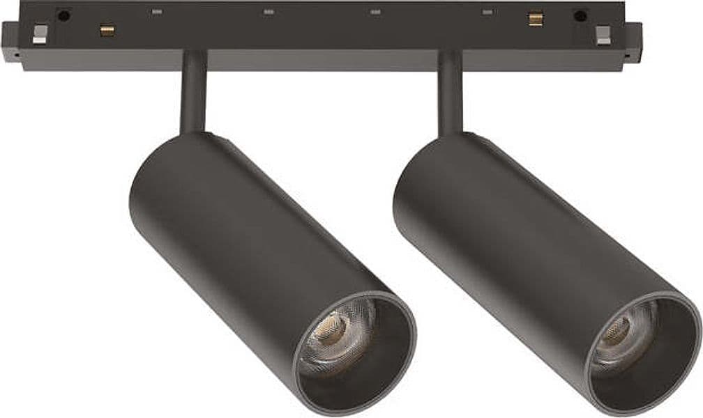 Proiettore-Regolaile-Ego-Alluminio-Nero-2-Luci-24W-3000K-Luce-Calda-1-10W