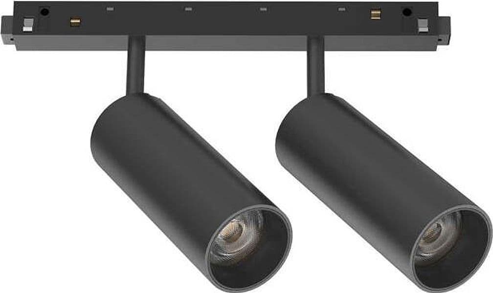 Proiettore-Regolaile-On-Off-Ego-Alluminio-Nero-2-Luci-24W-3000K-Luce-Calda