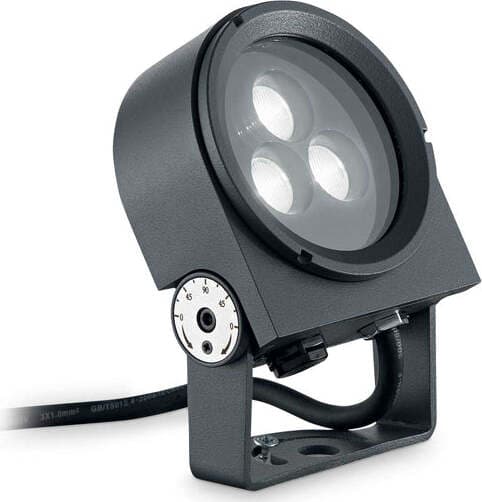 Proiettore-Ulex-Alluminio-Antracite-Led-8,5W-3000K-Luce-Calda