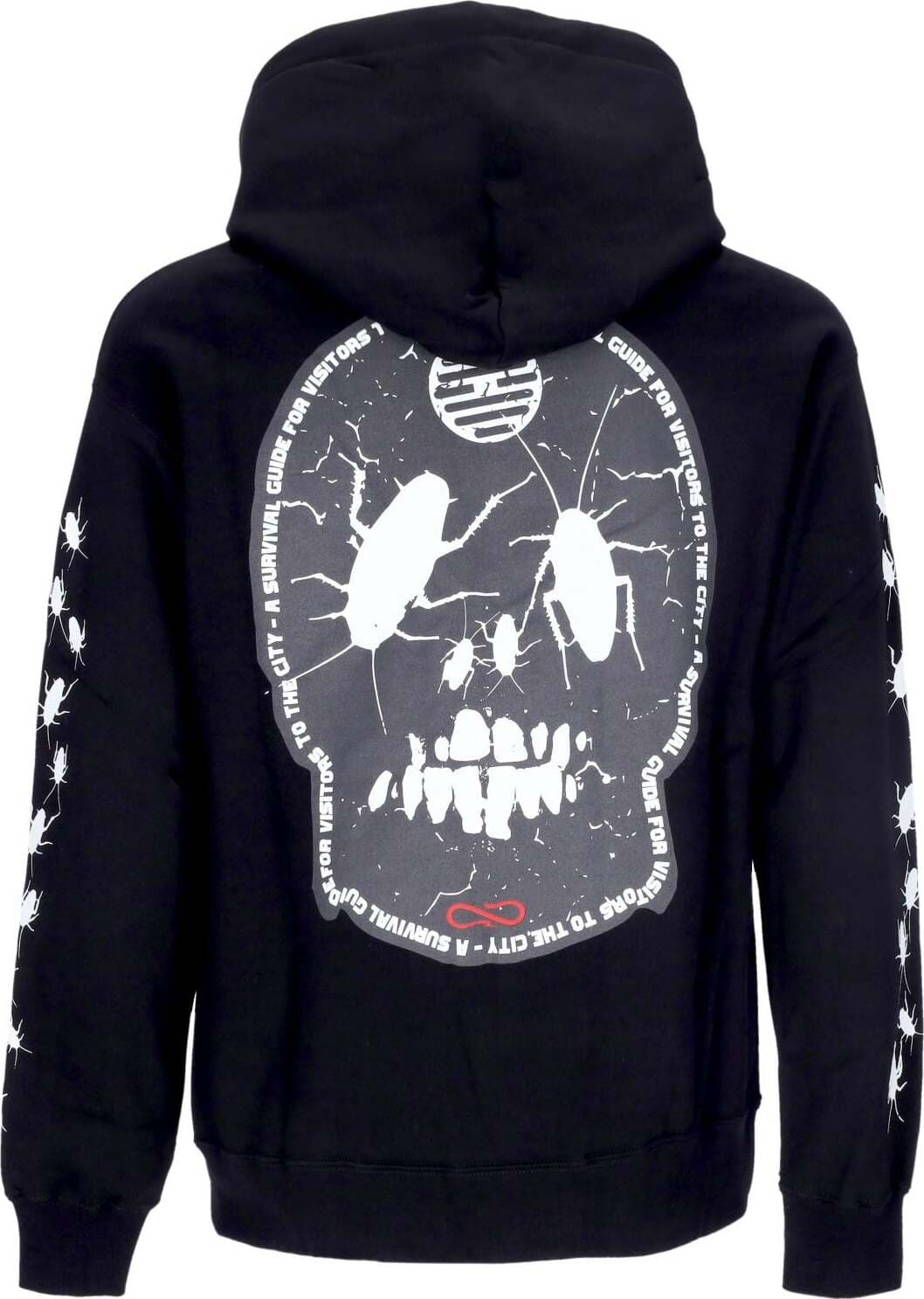 PROPAGANDA-Felpa-Cappuccio-Uomo-Rank-Hoodie-Black-da-uomo