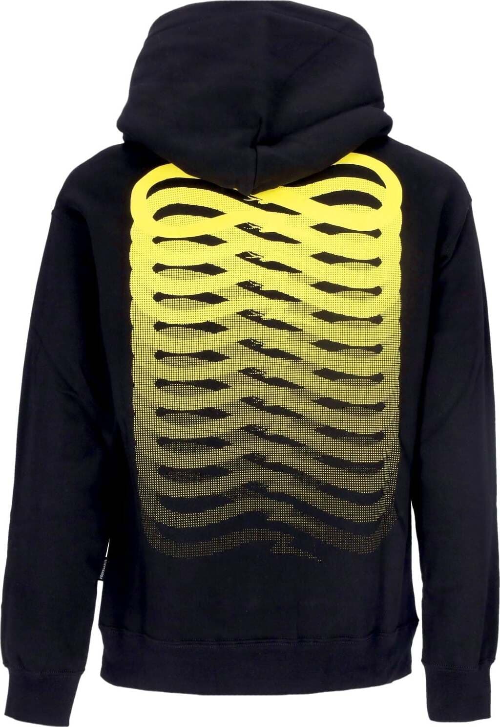 PROPAGANDA-Felpa-Cappuccio-Uomo-Ribs-Hoodie-Black-da-uomo