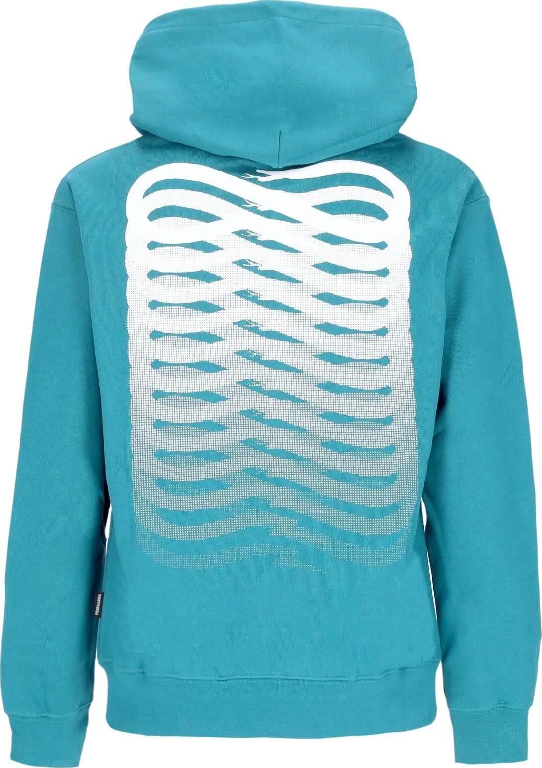 PROPAGANDA-Felpa-Cappuccio-Uomo-Ribs-Hoodie-Petrol-da-uomo
