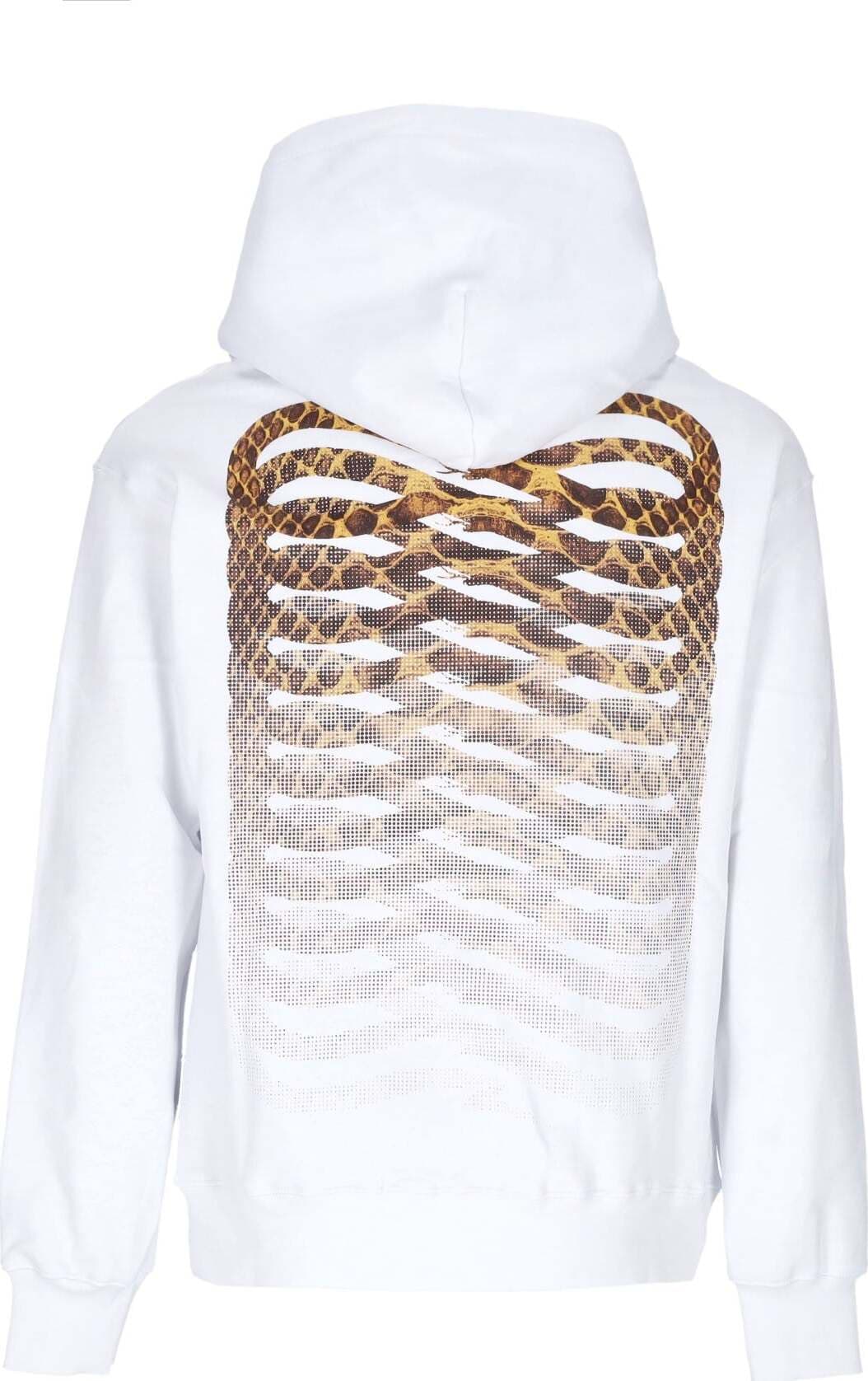PROPAGANDA-Felpa-Cappuccio-Uomo-Ribs-Skin-White-da-uomo
