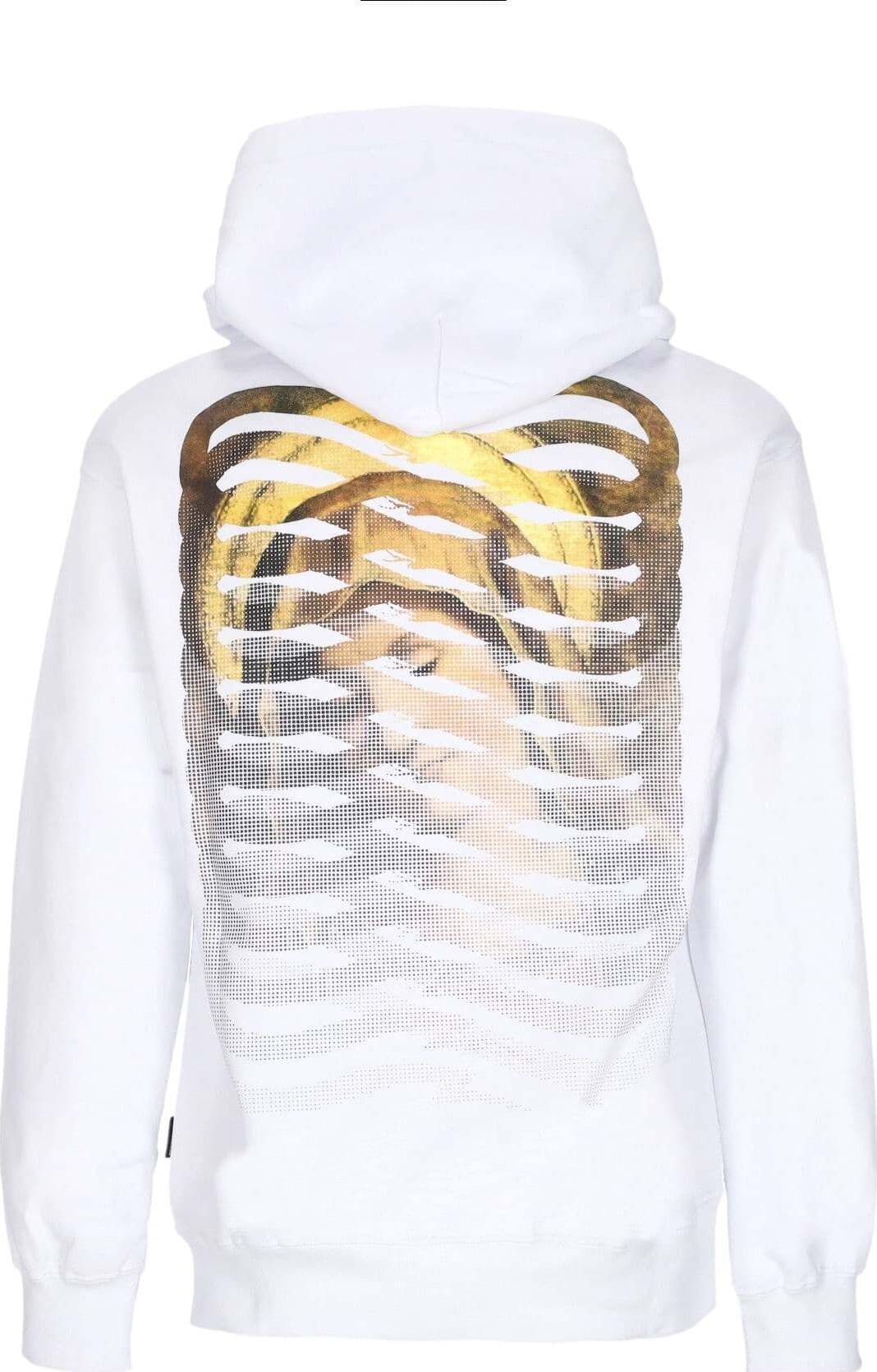 PROPAGANDA-Felpa-Cappuccio-Uomo-Ribs-Virgin-Hoodie-White-da-uomo