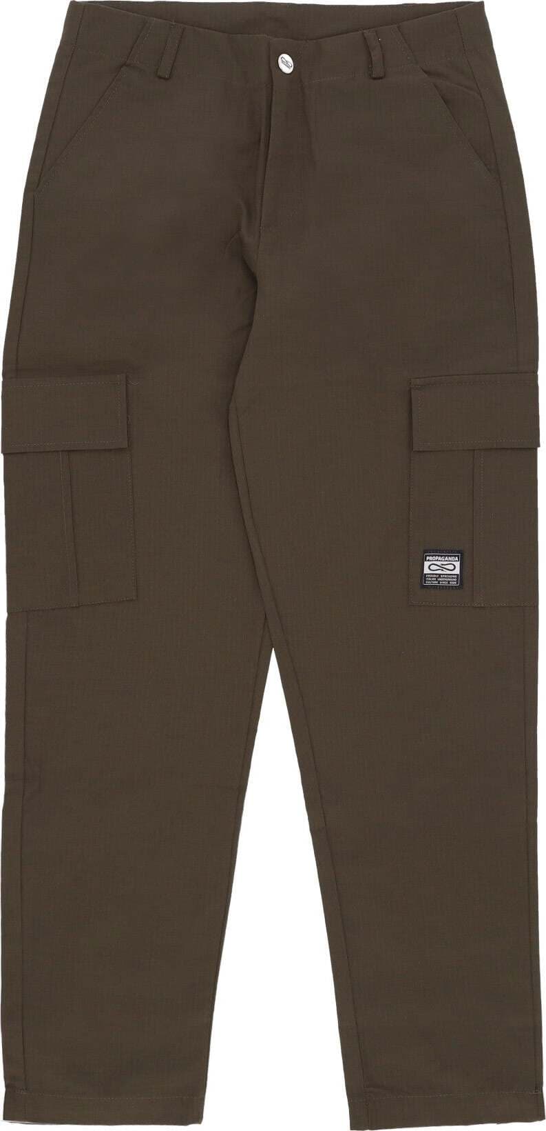 PROPAGANDA-Pantalone-Lungo-Uomo-Label-Fatigue-Pant-Military-Green-da-uomo