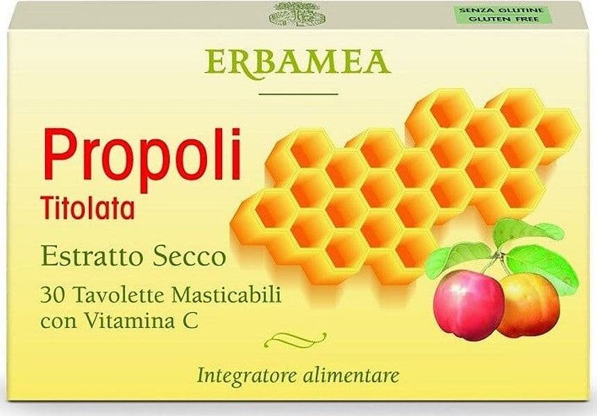 PROPOLI-TITOLATA-integratore-alimentare-30-tavolette-Erbamea