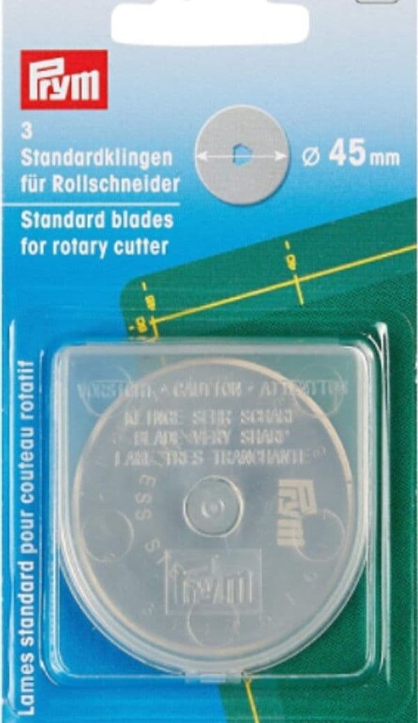 PRYM---3-PEZZI---LAME-STANDART-PER-RICAMBIO-TAGLIARINA-Ø45MM