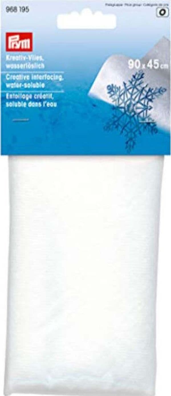 PRYM---TELETTA-CREATIVA-IDROSOLUBILE-90X45CM---COLORE-BIANCO