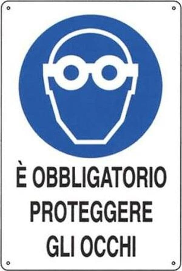 PUBBLICENTRO---CARTELLO-E'-OBBLIGATORIO-PROTEGGERE-GLI-OCCHI-300X200mm-IN-ALLUMINIO