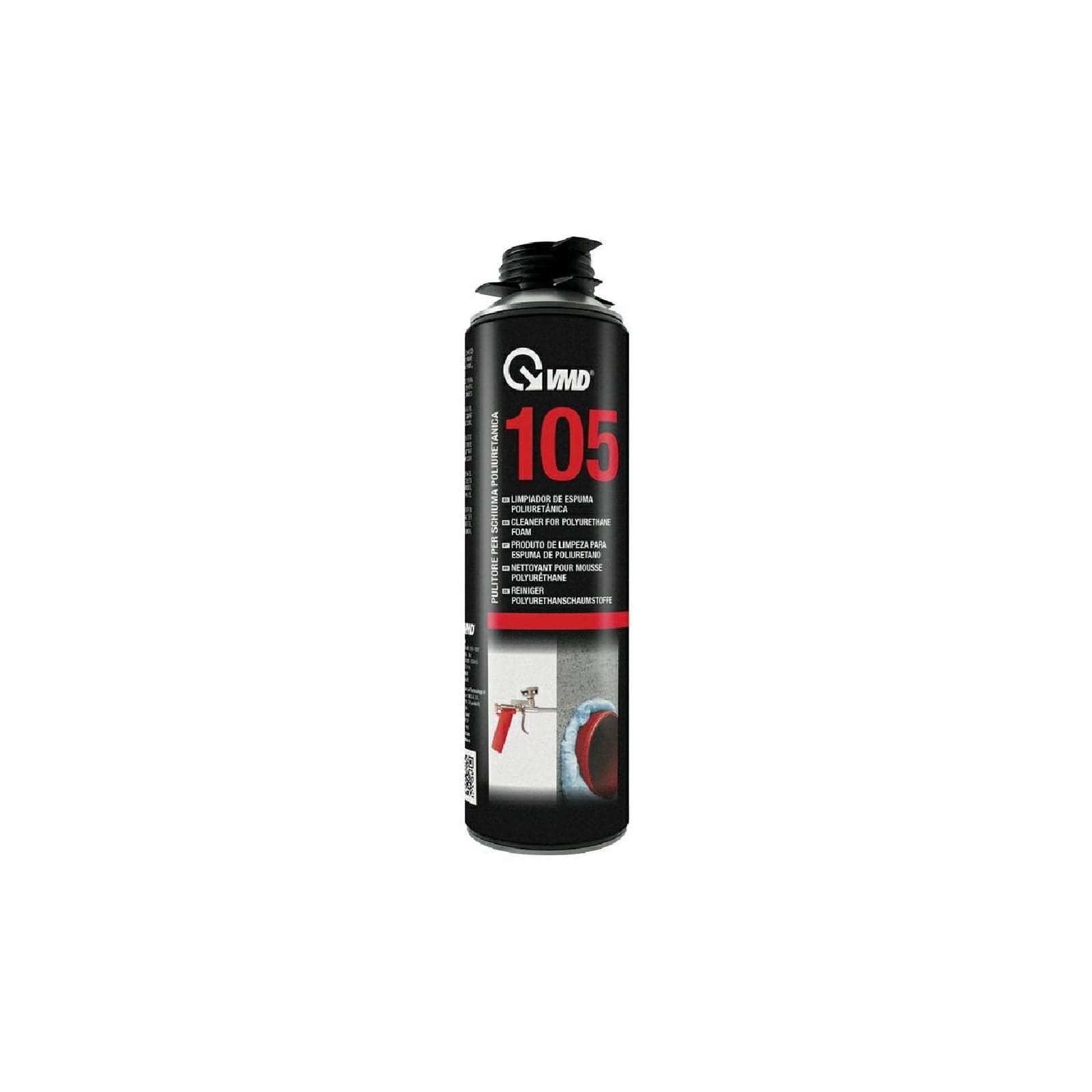 Pulitore per schiuma poliuretanica VMD per uso professionale 500 ml Fai da te/Ferramenta/Adesivi e sigillanti/Espanso/Espanso monocomponente La Zappa - Altamura, Commerciovirtuoso.it