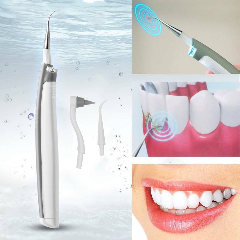 Pulizia Denti Ad Ultrasuoni Con Led A Batterie Rimozione Tartaro Placca Macchie Salute e cura della persona/Igiene dentale/Pulizia interdentale/Idropulsori e fili interdentali elettrici Trade Shop italia - Napoli, Commerciovirtuoso.it