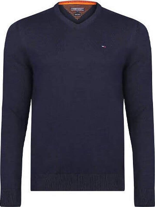 Pullover Uomo Tommy Hilfiger Tinta Unita Diversi Colori Maglione Uomo Casual Scollo v In Cotone Con Logo Fondo E Polsini a Coste Pullover Vestibilità Regolare Moda/Uomo/Abbigliamento/Maglioni e cardigan/Maglioni Euforia - Bronte, Commerciovirtuoso.it