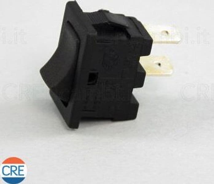 Pulsante Micro per Ferro da Stiro, 16A, 19x13mm, 2 Faston da 4.8mm