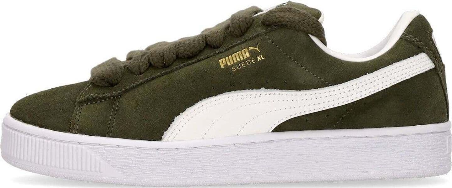PUMA-Scarpa-Bassa-Uomo-Suede-Xl-Dark-Olive/white-da-uomo