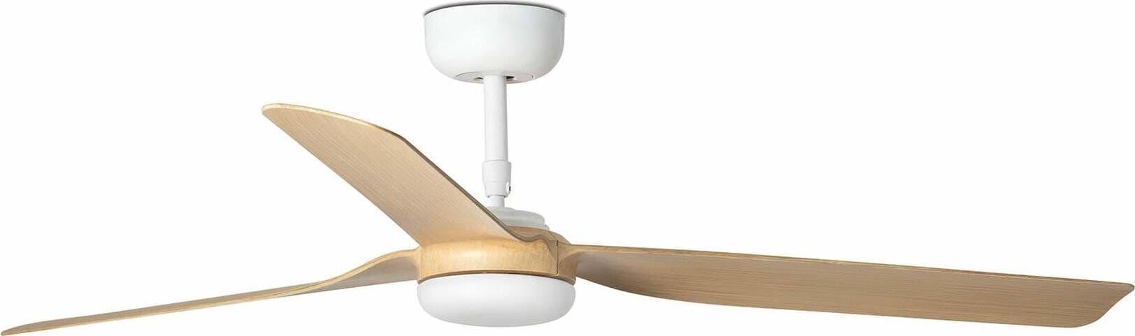PUNT M Ventilatore da soffitto bianco/legno chiaro con motore DC Fai da te/Prodotti per la costruzione/Riscaldamento e raffreddamento/Sistemi mobili di climatizzazione/Ventilatori/Ventilatori da soffitto Led Mall Home - Napoli, Commerciovirtuoso.it