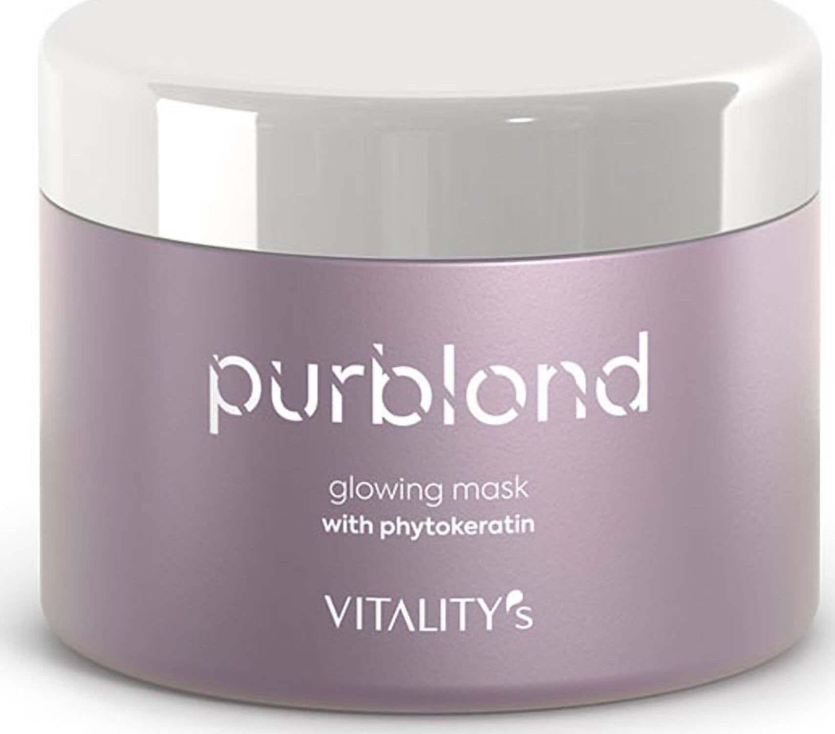 Purblond Glowing Mask Vitality's 200 Ml Maschera per Capelli Biondi Decolorati Con Meshes O Grigi Naturali Professionale Illuminante Bellezza/Cura dei capelli/Maschere per capelli MondoCapelli - Barcellona Pozzo di Gotto, Commerciovirtuoso.it