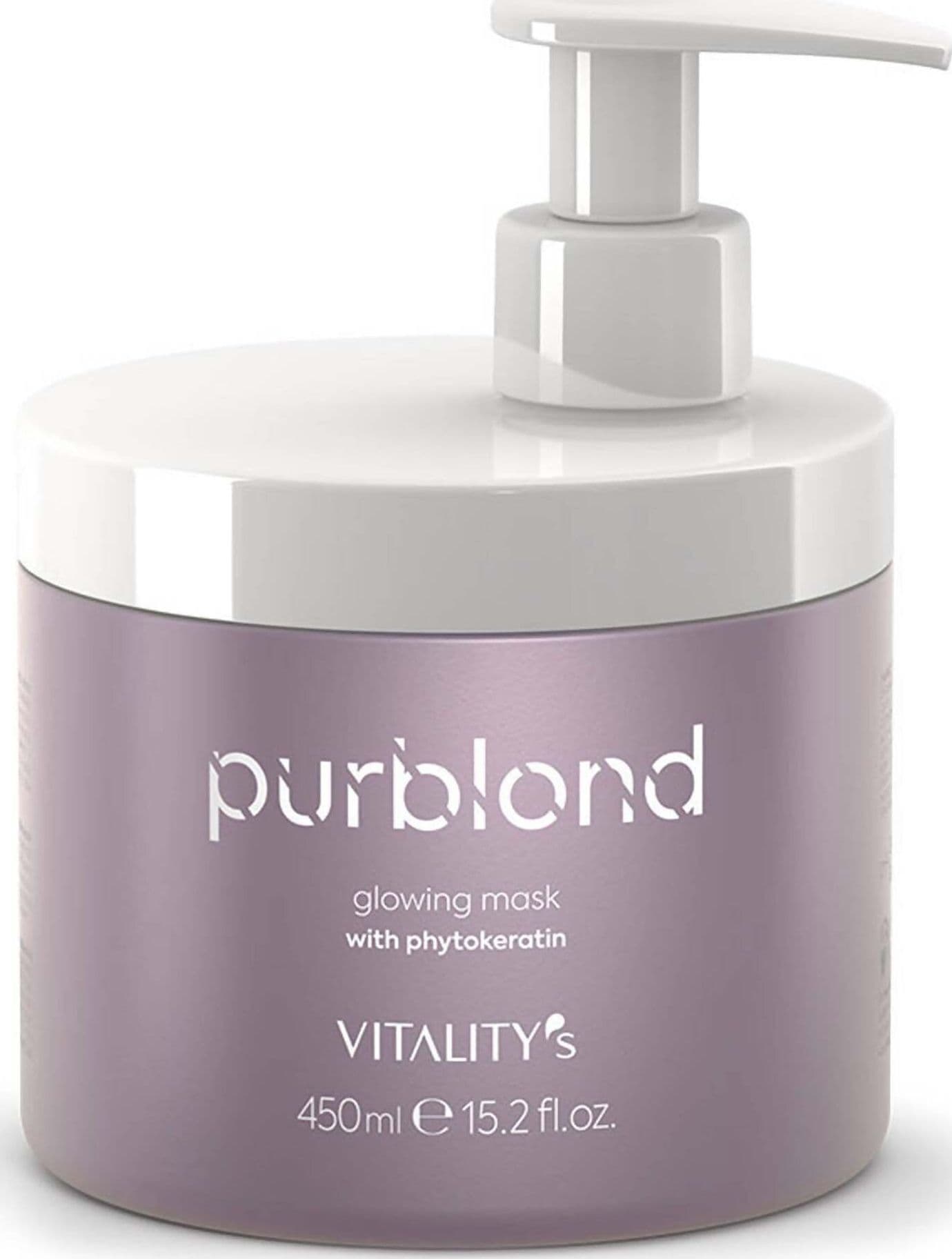 Purblond Vitality's Glowing Mask 450ml Maschera per Capelli Biondi Decolorati Con Mesches O Grigi Naturali Professionale Bellezza/Cura dei capelli/Maschere per capelli MondoCapelli - Barcellona Pozzo di Gotto, Commerciovirtuoso.it