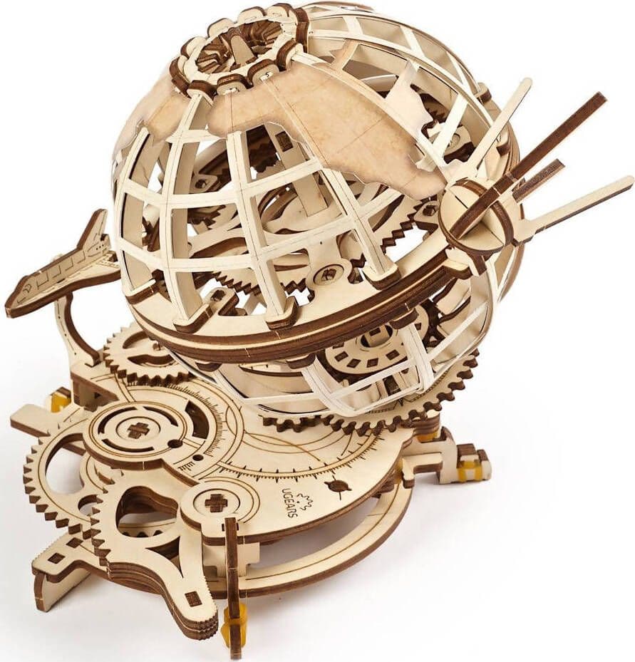 Puzzle 3 D in Legno Globo Modello 3d Con Pezzi Pretagliati, Modellino Da Costruire Ruota E Si Muove Senza Batterie Giochi e giocattoli/Puzzle/Puzzle 3D Papau - Giammoro, Commerciovirtuoso.it