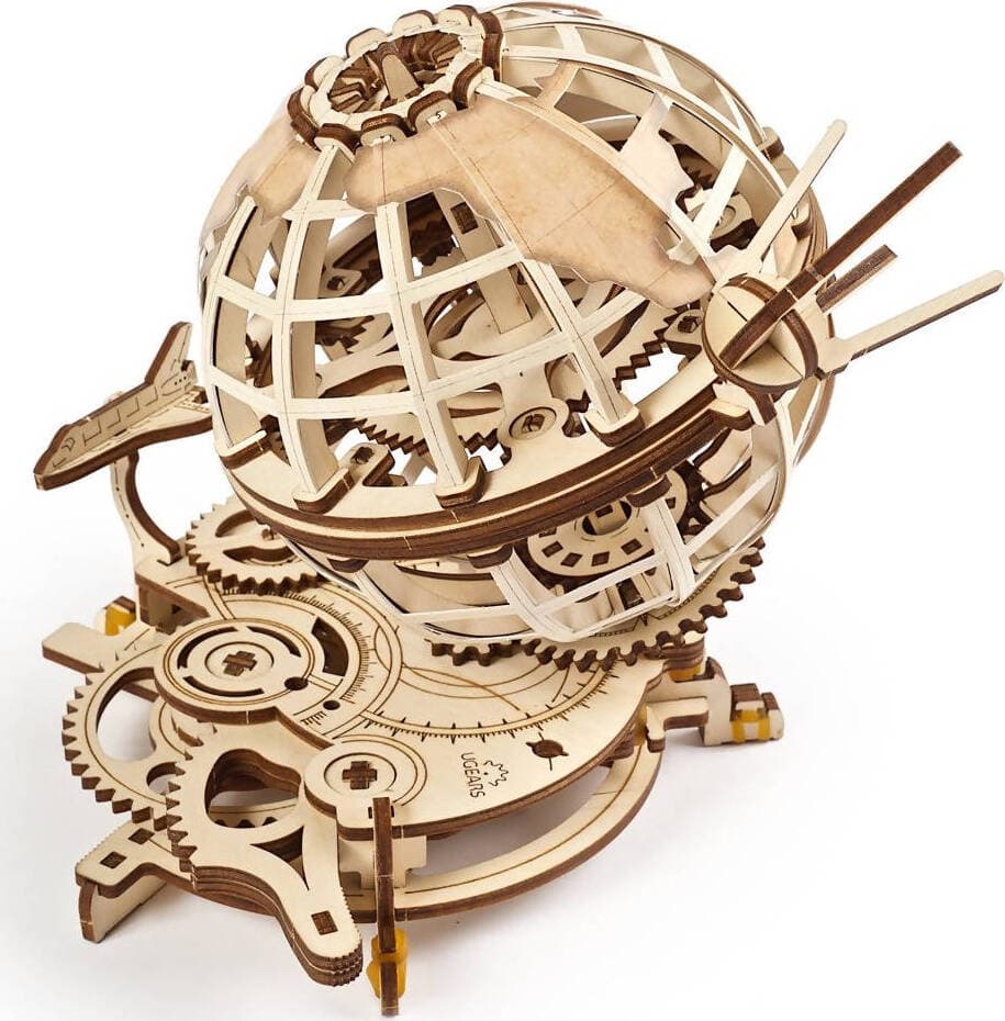 Puzzle 3 D in Legno Globo Modello 3d Con Pezzi Pretagliati, Modellino Da Costruire Ruota E Si Muove Senza Batterie Giochi e giocattoli/Puzzle/Puzzle 3D Papau - Giammoro, Commerciovirtuoso.it