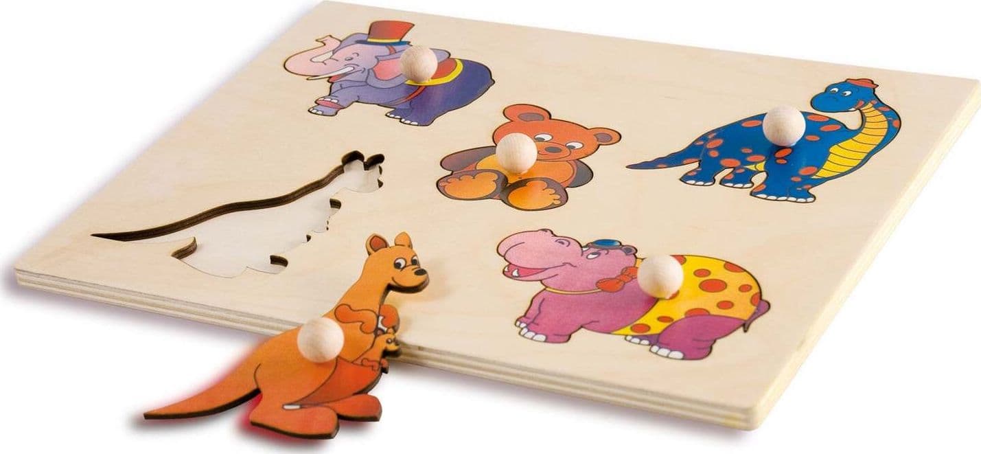 Puzzle A Incastri - Animali Terrestri in Legno Gioco per Bambini Dida in Puzzle di legno Dida - Ragusa, commercioVirtuoso.it