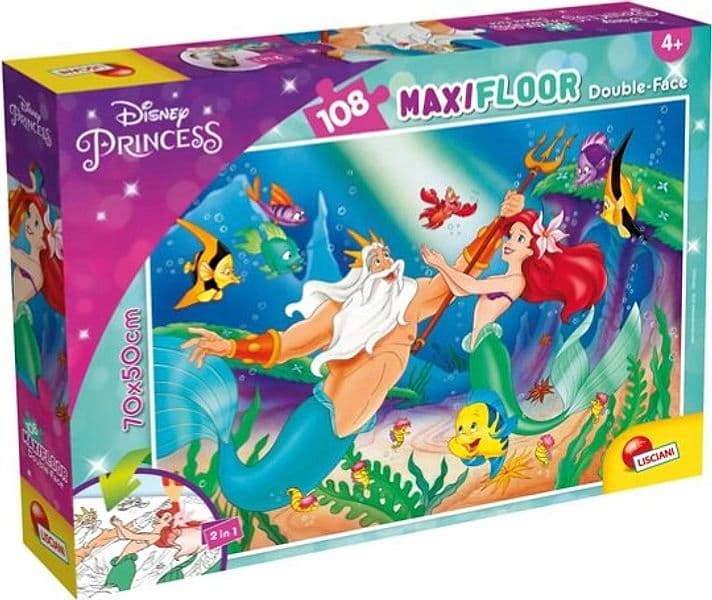 Puzzle df supermaxi 108 little mermaid lisciani Giochi e giocattoli/Puzzle/Puzzle classici Eurocartuccia - Pavullo, Commerciovirtuoso.it